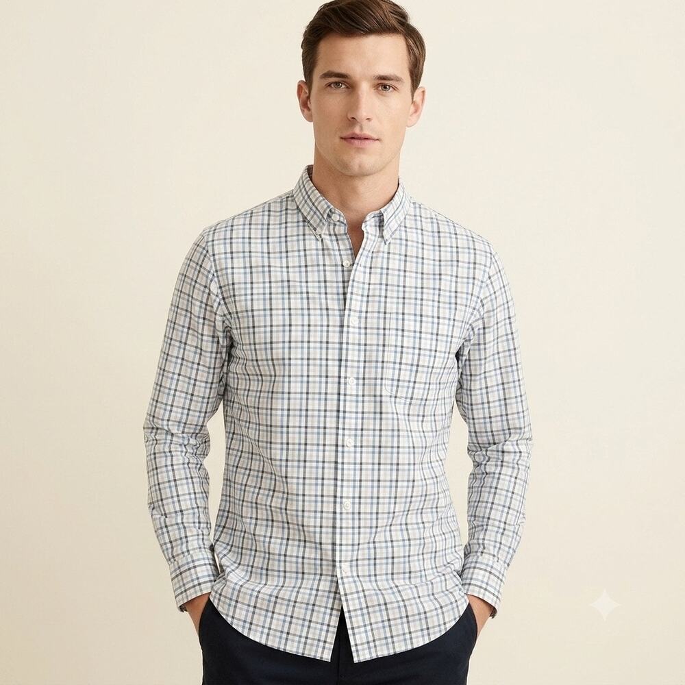 243-Men’s J Crew Slim Untucked size XL / PTP 25”